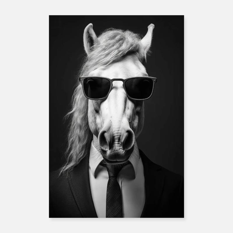 Équitation Équitation Saut d’obstacles Poster 40 x 60 cm