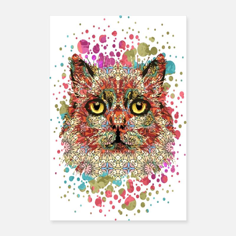 Chat Poster 40 x 60 cm