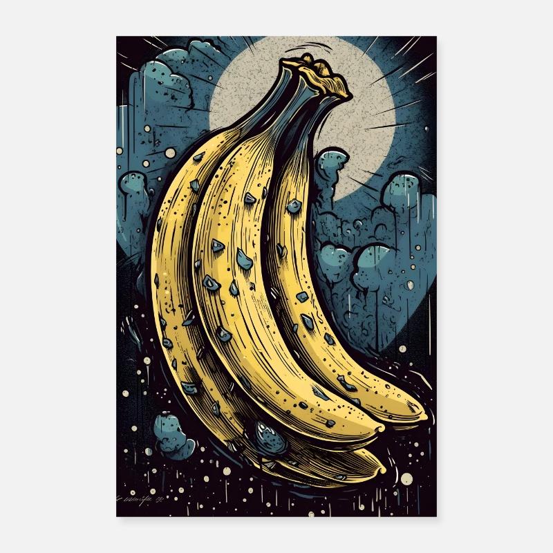 Banane Poster 40x60 cm