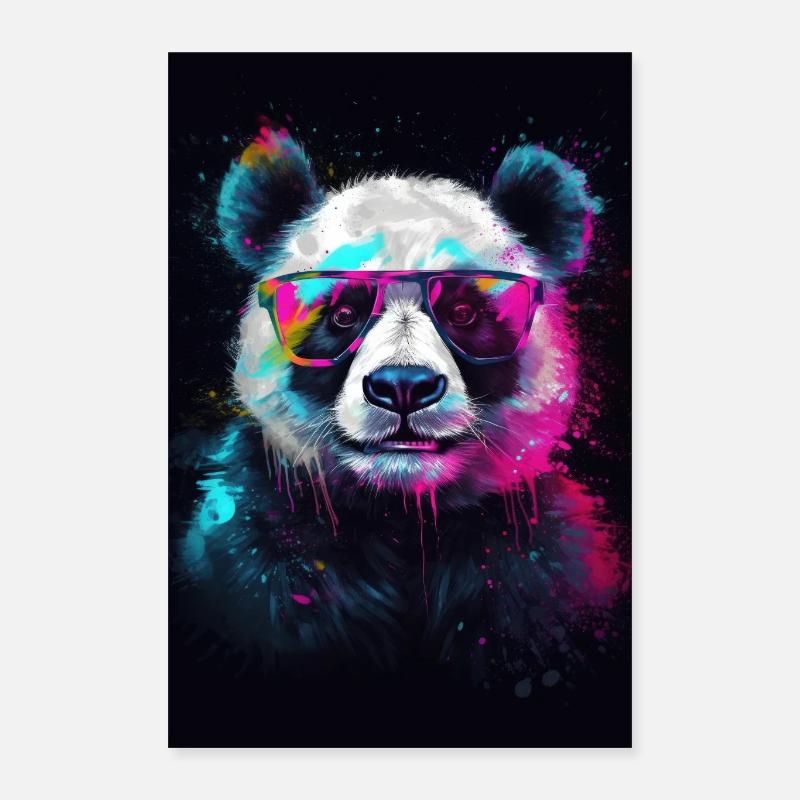 Panda Bear Panda Animal Pandas Animals Poster 16" x 24" (40x60 cm)