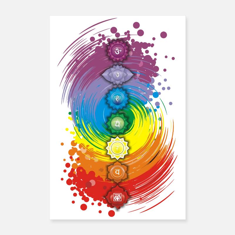 Équilibre des chakras Poster 40 x 60 cm