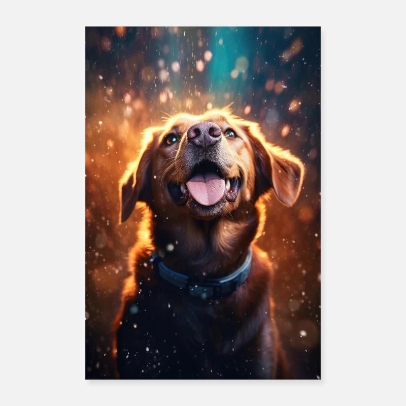 Labrador Chien Chiens Poster 40 x 60 cm