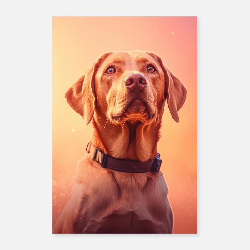 Labrador Hund Dog Poster 16" x 24" (40x60 cm)