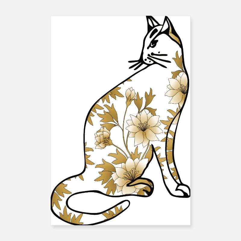 Cat Poster 16" x 24" (40x60 cm)