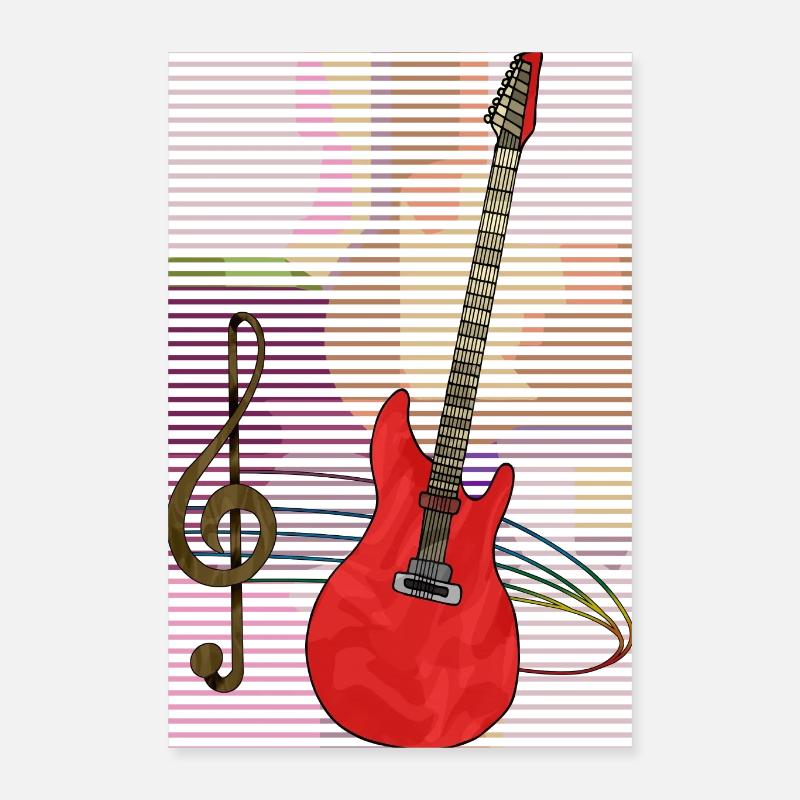 Guitar Poster 16" x 24" (40x60 cm)