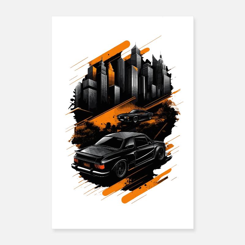 Ind i hastigheden Poster 40x60 cm