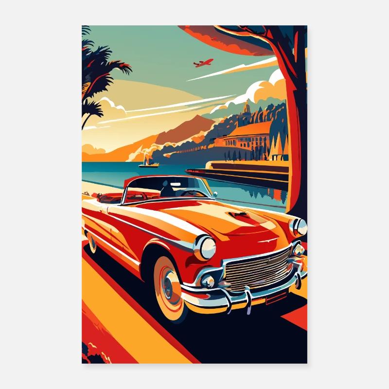 Griechisch werden - Poster 40x60 cm - Weiß