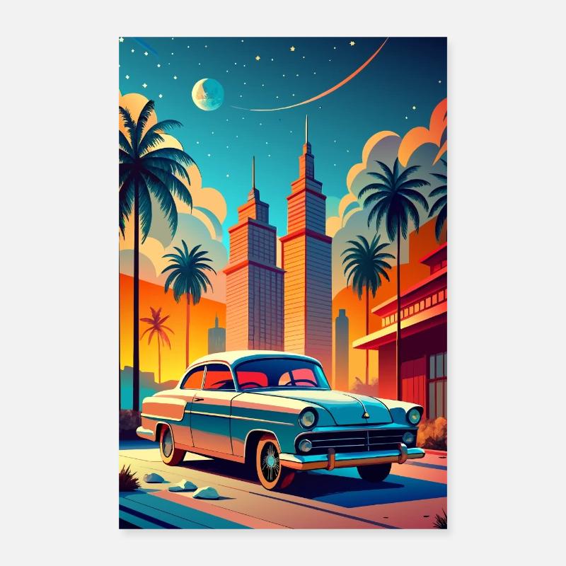 Soirée étoilée Poster 40 x 60 cm