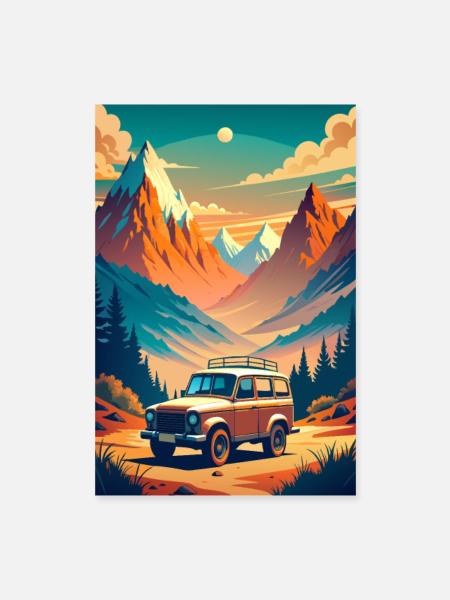 Schmutz-Dynamik - Poster 40x60 cm - Weiß