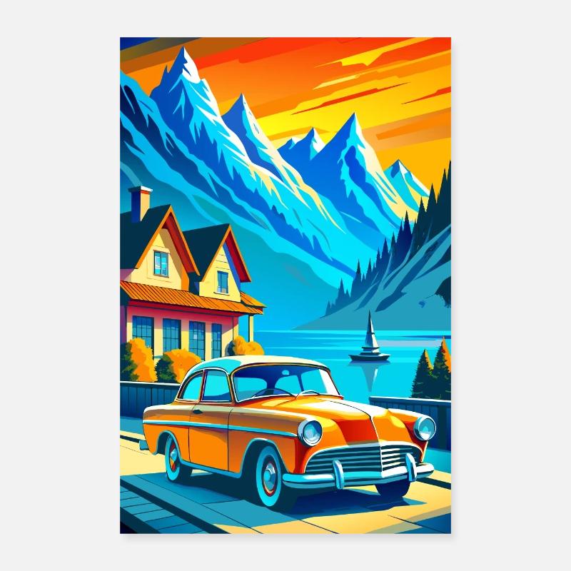 Meerblick Poster 40x60 cm