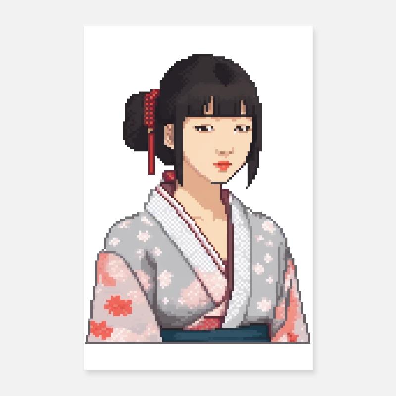 Kimono Grace Poster 16" x 24" (40x60 cm)