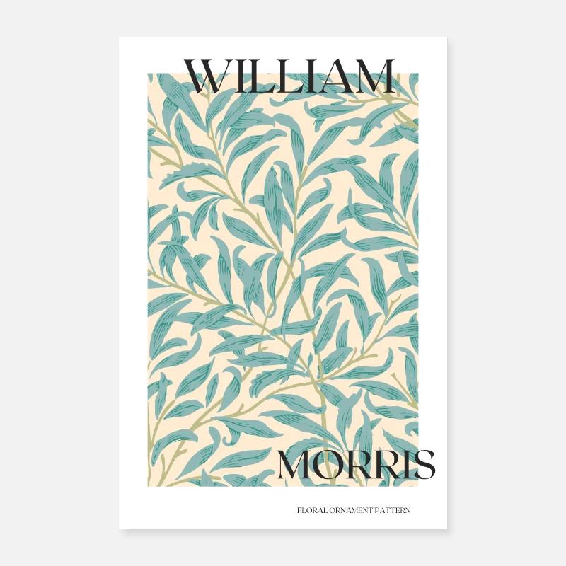 Affiche, impression botanique, impression Art Nouveau, tendance Poster 40 x 60 cm