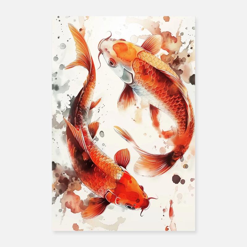 Koi Poster 40 x 60 cm