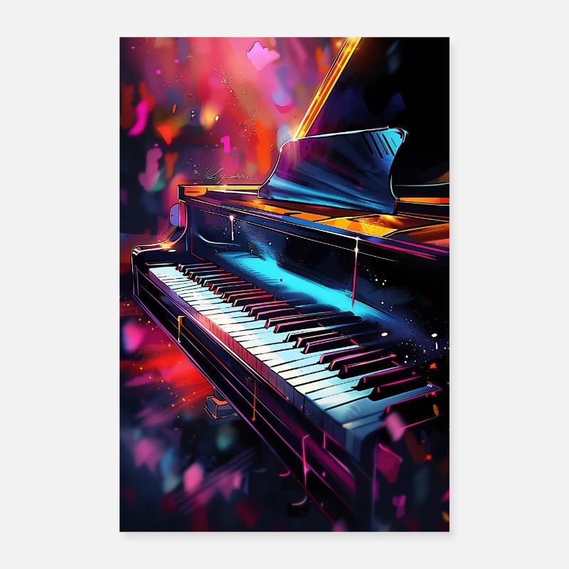 Piano Poster 16" x 24" (40x60 cm)
