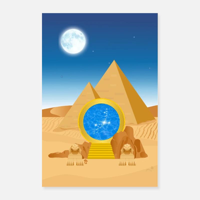 Pyramide Portal Poster 40x60 cm