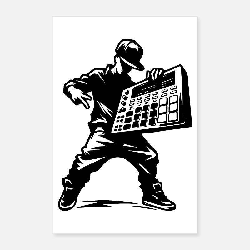 Beatmaker With Sampler Poster 16" x 24" (40x60 cm)