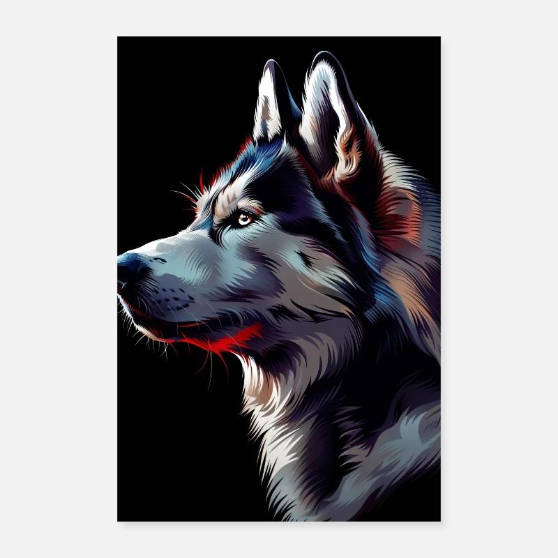 Heiser - Poster 40x60 cm - Weiß