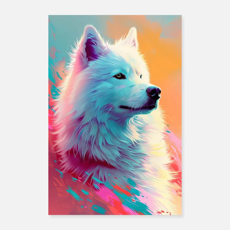 Samoyed Poster 16" x 24" (40x60 cm)