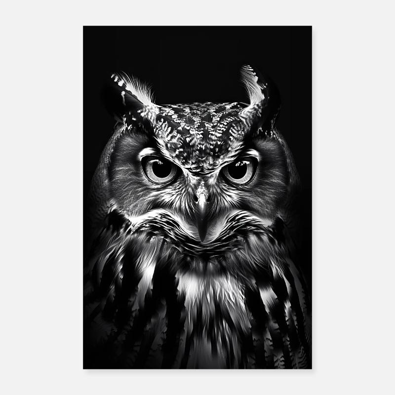 Eule Poster 40x60 cm