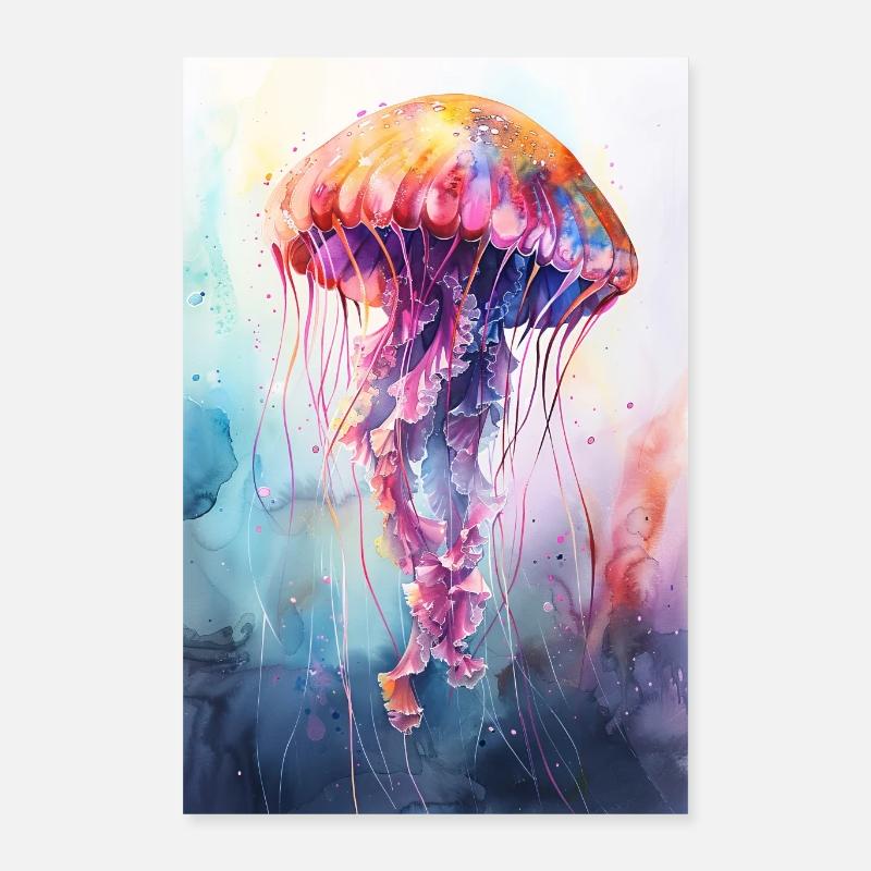 Jellyfish Poster 16" x 24" (40x60 cm)