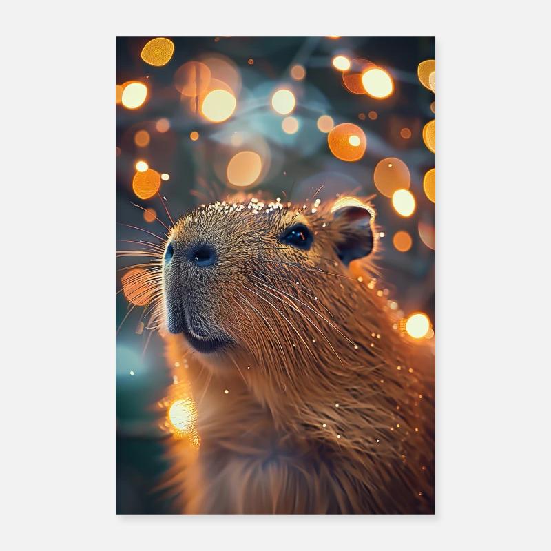 Capybara Poster 16" x 24" (40x60 cm)