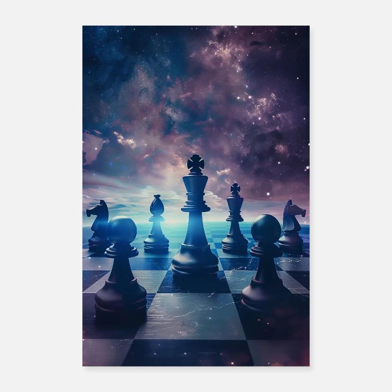 Schach Poster 40x60 cm
