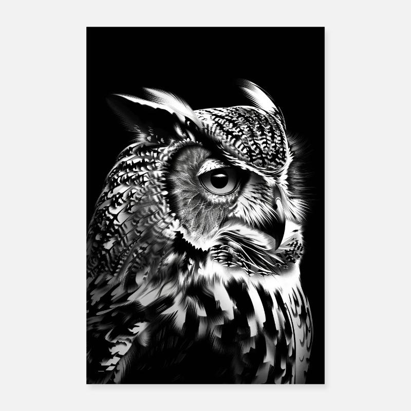 Owl Poster 16" x 24" (40x60 cm)