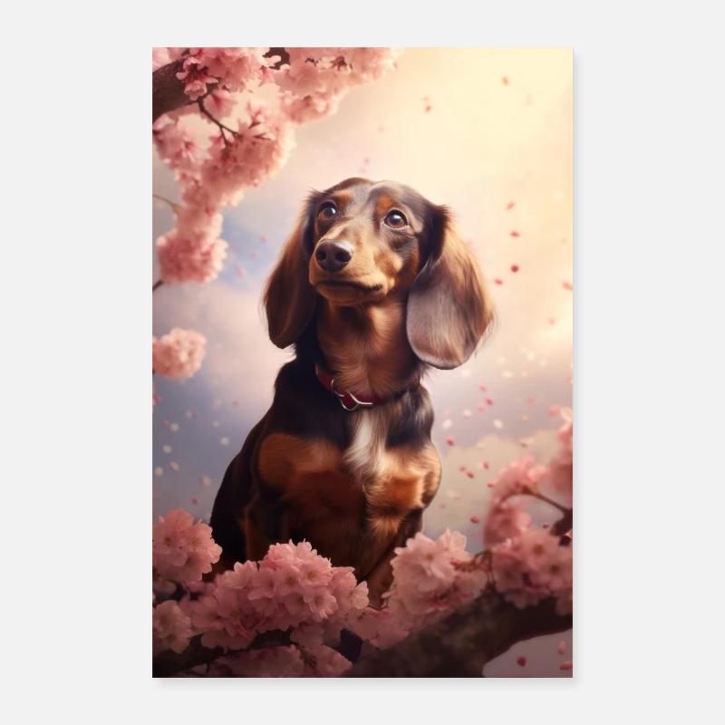 Teckel Chien Chien Poster 40 x 60 cm
