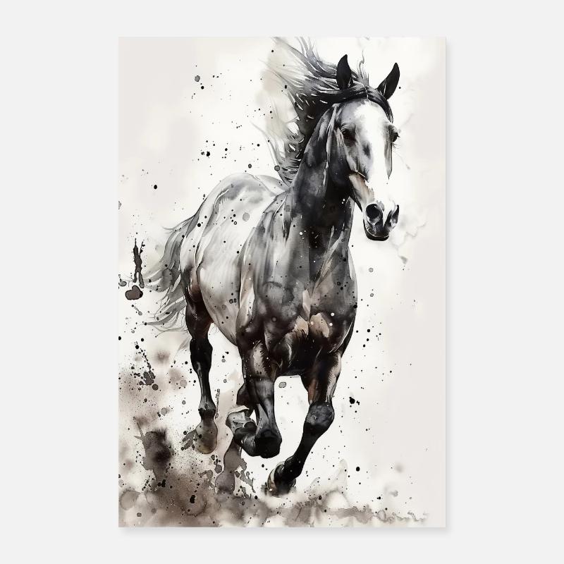 Pferd Poster 40x60 cm