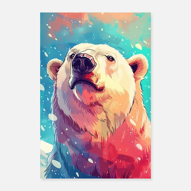 Eisbär Poster 40x60 cm