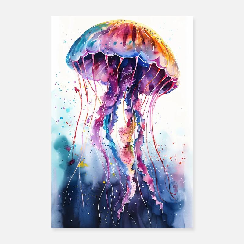 Qualle Poster 40x60 cm