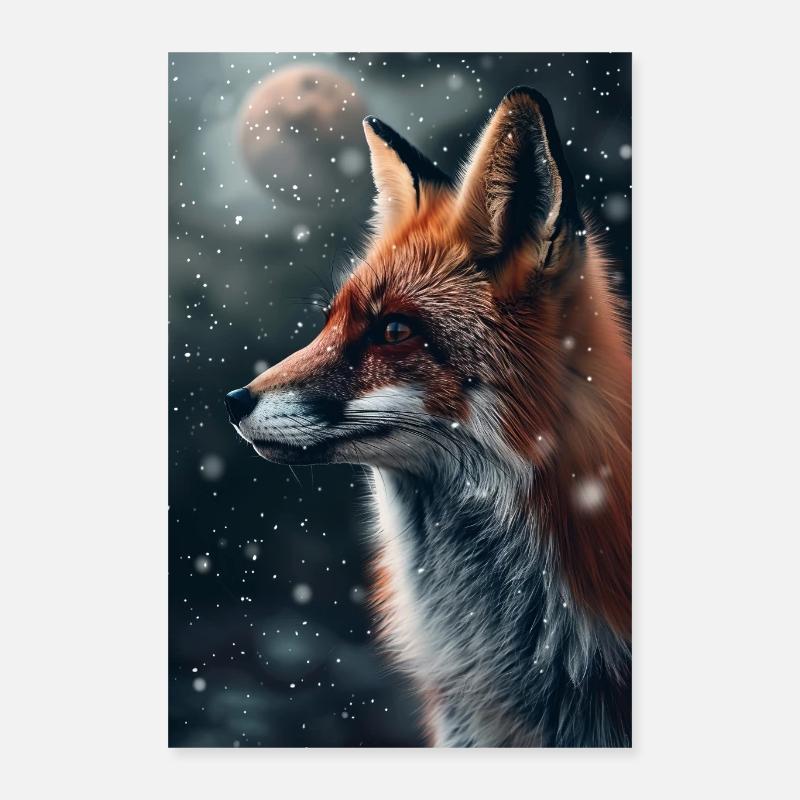 Fox Poster 16" x 24" (40x60 cm)
