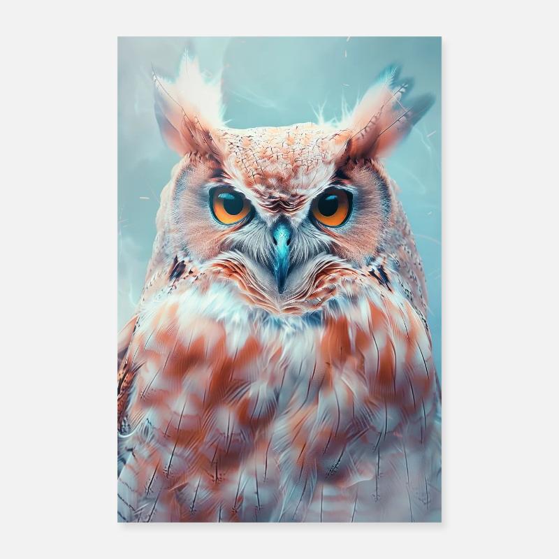 Eule Poster 40x60 cm