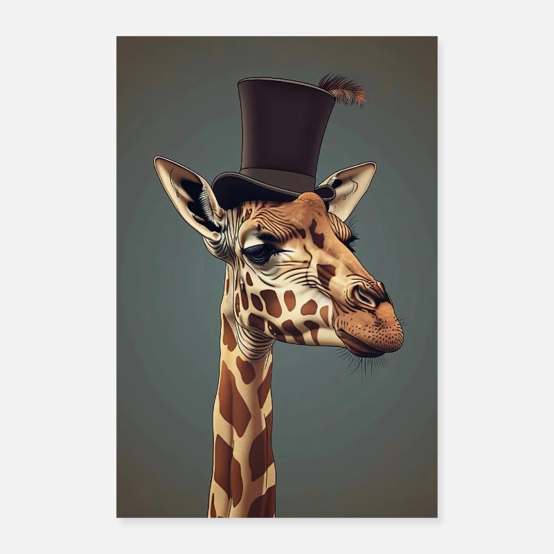 Giraffe Poster 40x60 cm