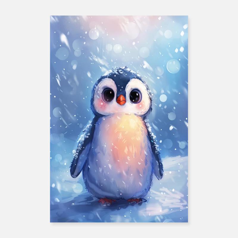 Pinguin Poster 40x60 cm