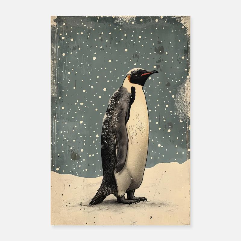 Pinguin Poster 40x60 cm