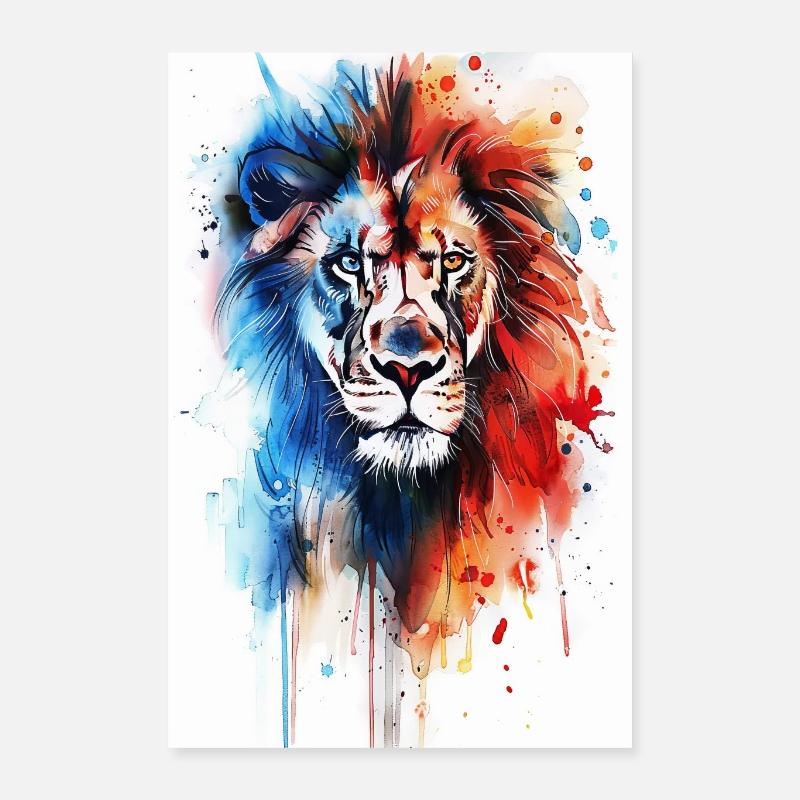 Löwe Poster 40x60 cm