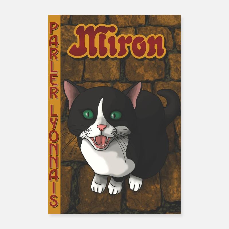 Miron - Poster 40 x 60 cm - blanc