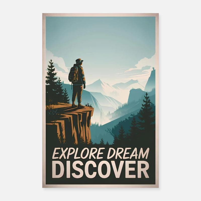 Explorer Rêve Explorer Poster 40 x 60 cm
