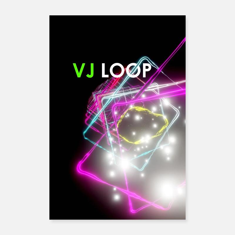 Affiche promotionnelle VJ Loop Poster 40 x 60 cm
