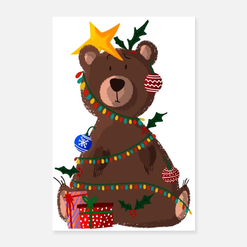 Arbre à ours Poster 40 x 60 cm