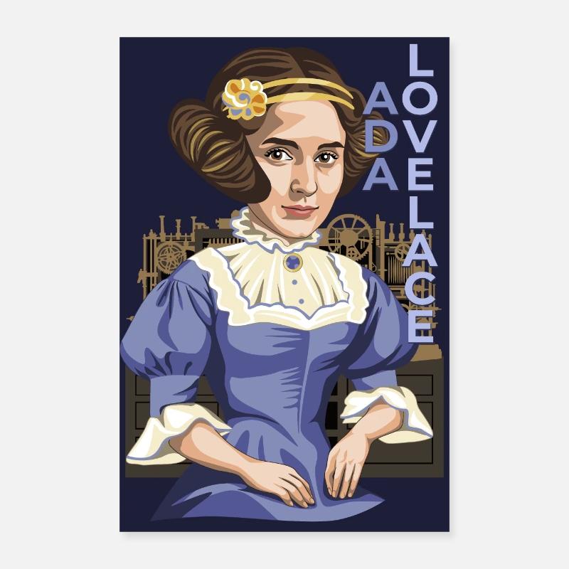 Ada Lovelace Poster 40 x 60 cm