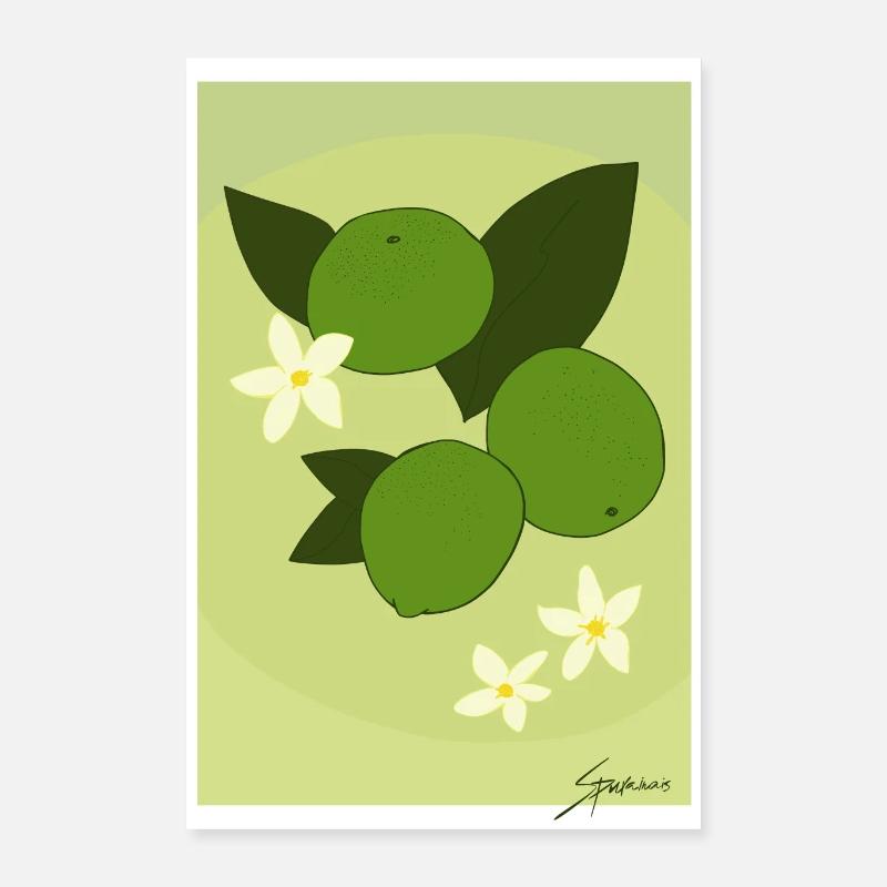 Limes Poster 16" x 24" (40x60 cm)