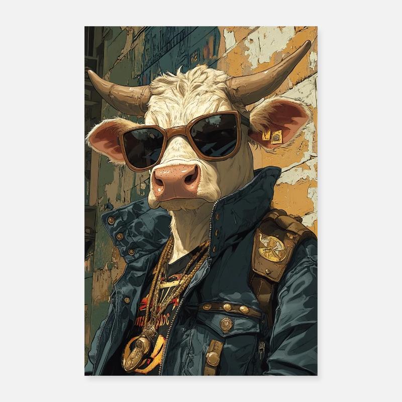 Vache I - 11 Poster 40 x 60 cm