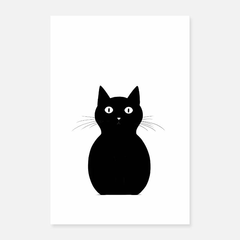 Whaat - Poster 40 x 60 cm - blanc