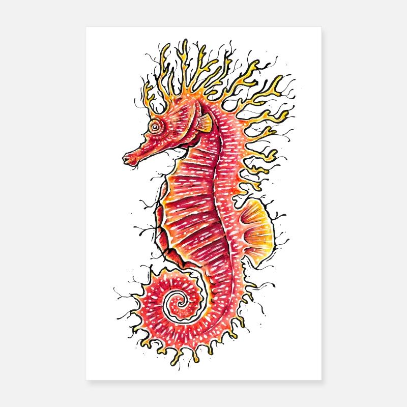 Hippocampe Poster 40 x 60 cm
