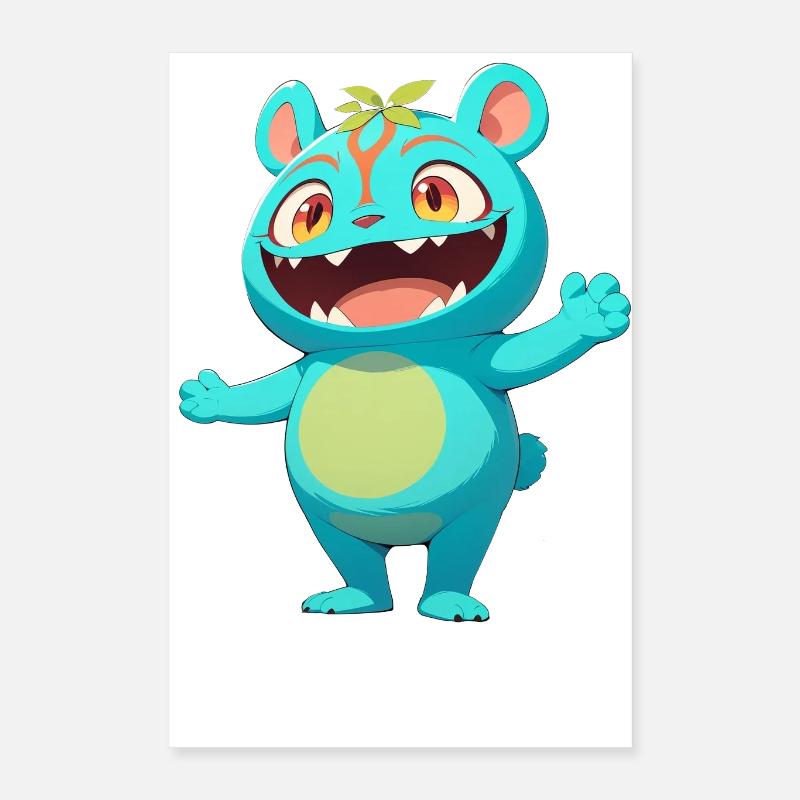 Monstre de la forêt 0790892 Poster 40 x 60 cm