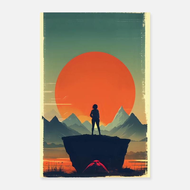 Das Abenteuer wartet! Poster 40x60 cm