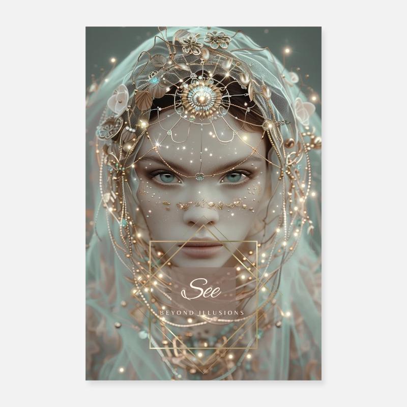 See beyond Illusions Poster 40x60 cm