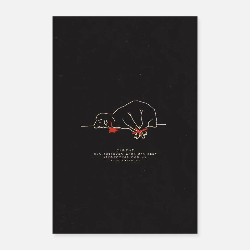 Pessach: Christus, unser Lamm Poster 40x60 cm